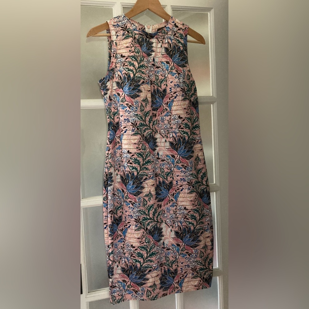 Guess Floral Print Pink Dress